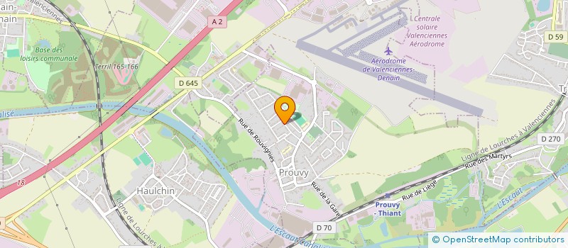 localisation de l'entreprise MONSIEUR ALEXIS FLAMANT  PROUVY