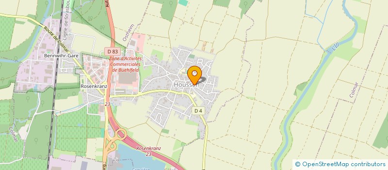 localisation de l'entreprise MONSIEUR ALEXIS FLEITH  HOUSSEN