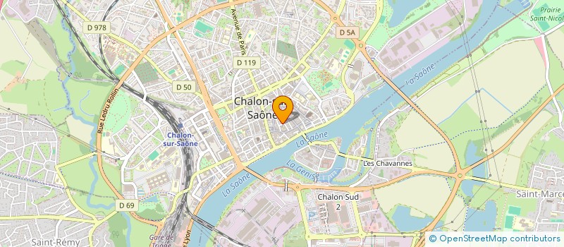 localisation de l'entreprise MONSIEUR ALEXIS FLEURY à CHALON-SUR-SAONE