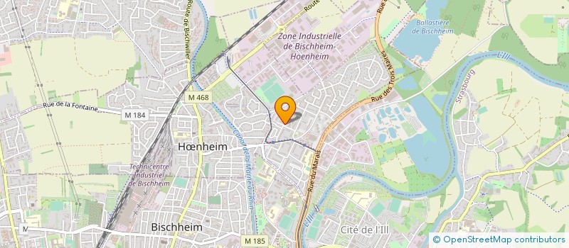 localisation de l'entreprise MONSIEUR ALEXIS FOESSEL  HNHEIM