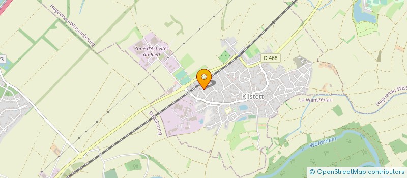 localisation de l'entreprise MONSIEUR ALEXIS FOLMAR  KILSTETT