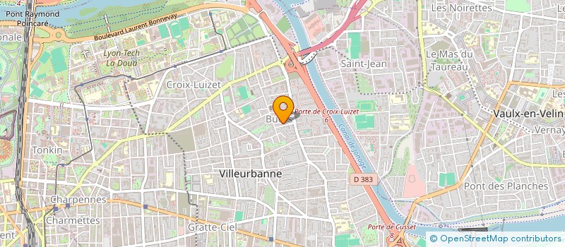 localisation de l'entreprise MONSIEUR ALEXIS FONSAT  VILLEURBANNE