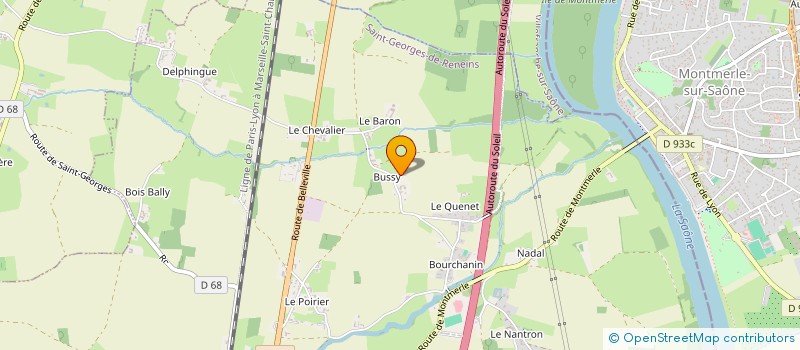 localisation de l'entreprise MONSIEUR ALEXIS FORCHI  SAINT-GEORGES-DE-RENEINS