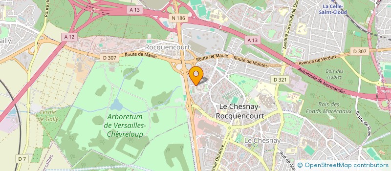 localisation de l'entreprise MONSIEUR ALEXIS FORGERON VIGY à LE CHESNAY-ROCQUENCOURT