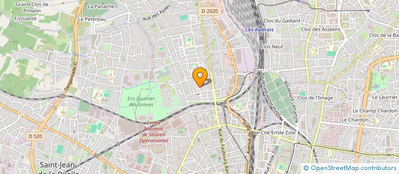 localisation de l'entreprise MONSIEUR ALEXIS FOUCHARD à ORLEANS