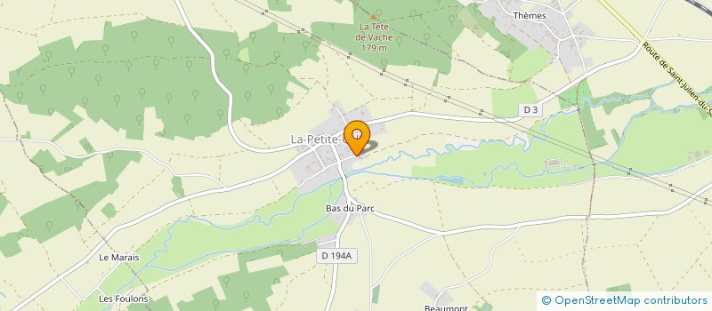 localisation de l'entreprise MONSIEUR ALEXIS FOURREAUX  LA CELLE-SAINT-CYR