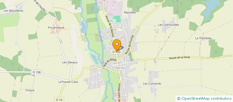 localisation de l'entreprise MONSIEUR ALEXIS FRANCOIS  CHARNY OREE DE PUISAYE