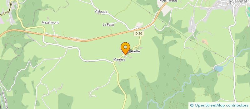localisation de l'entreprise MONSIEUR ALEXIS FRAUX à SAINT-MAMET-LA-SALVETAT