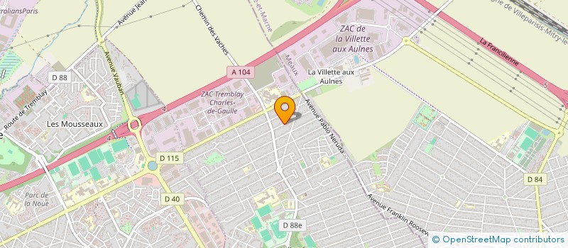 localisation de l'entreprise MONSIEUR ALEXIS FURIO à TREMBLAY-EN-FRANCE