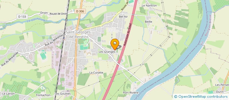 localisation de l'entreprise MONSIEUR ALEXIS GAGNEUR  SAINT-GEORGES-DE-RENEINS