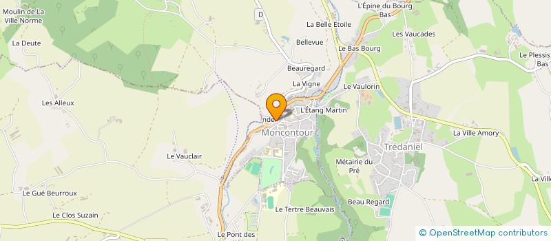 localisation de l'entreprise MONSIEUR ALEXIS GANDIN  MONCONTOUR