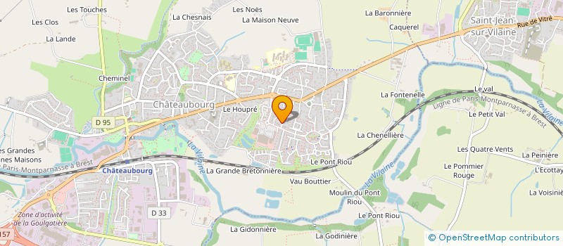 localisation de l'entreprise MONSIEUR ALEXIS GANDON  CHATEAUBOURG