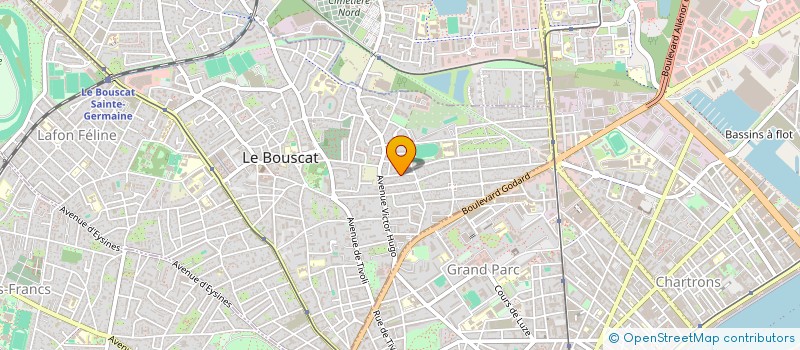 localisation de l'entreprise MONSIEUR ALEXIS GANGLOFF à LE BOUSCAT