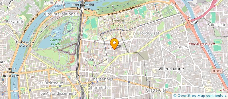 localisation de l'entreprise MONSIEUR ALEXIS GAPIN  VILLEURBANNE