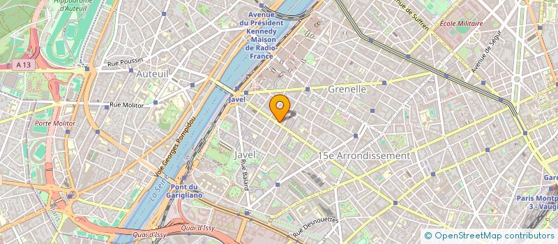 localisation de l'entreprise MONSIEUR ALEXIS GARAUD  PARIS