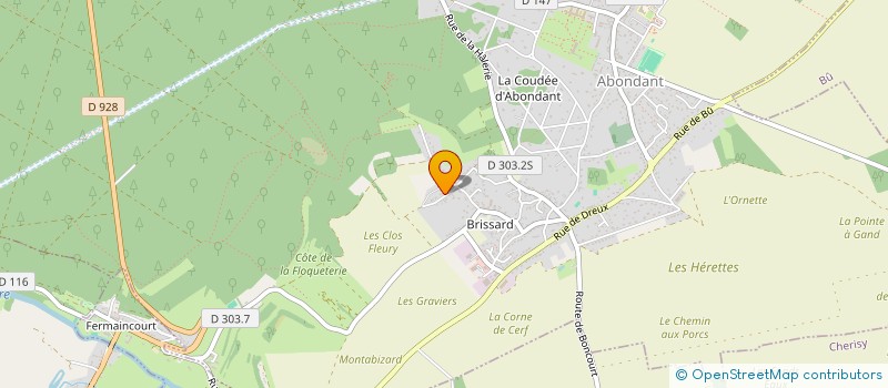 localisation de l'entreprise MONSIEUR ALEXIS GARGASSON à ABONDANT