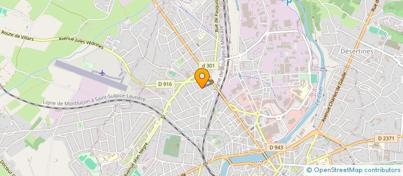 localisation de l'entreprise MONSIEUR ALEXIS GARSAULT  MONTLUCON