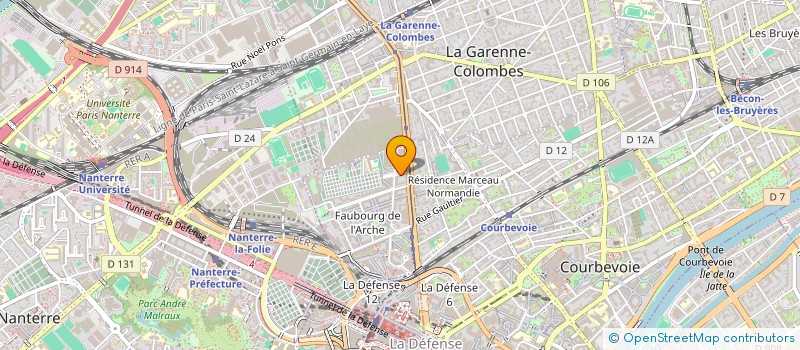 localisation de l'entreprise MONSIEUR ALEXIS GASTO à COURBEVOIE