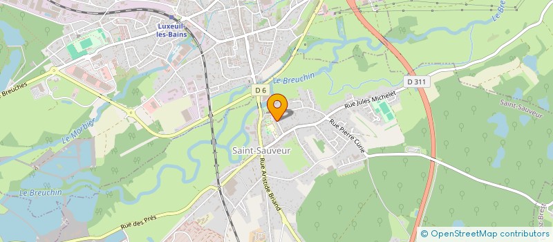 localisation de l'entreprise MONSIEUR ALEXIS GAUDEY  SAINT-SAUVEUR