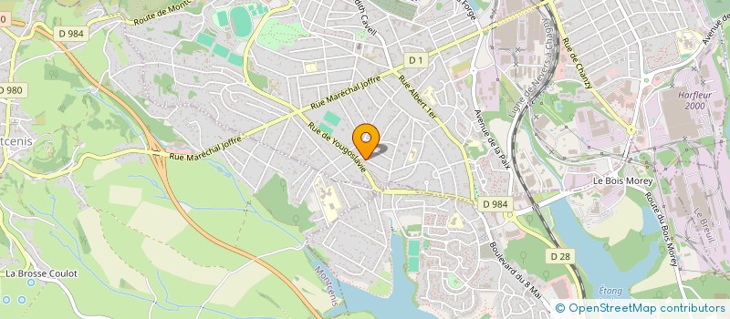 localisation de l'entreprise MONSIEUR ALEXIS GAULT  LE CREUSOT