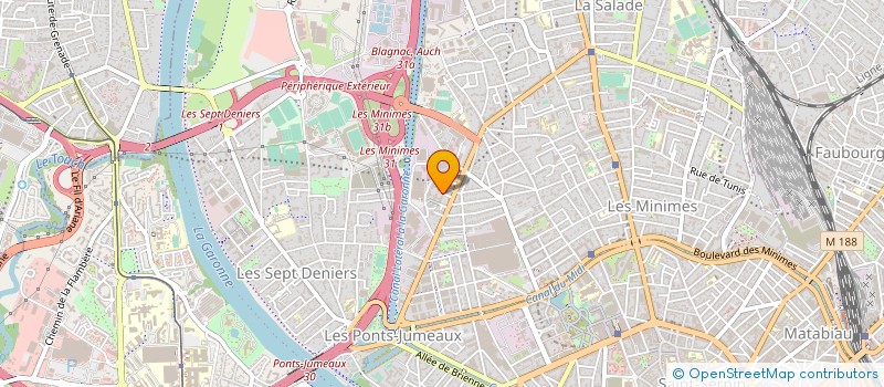 localisation de l'entreprise MONSIEUR ALEXIS GAUTHIER à TOULOUSE