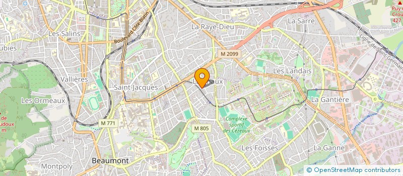 localisation de l'entreprise MONSIEUR ALEXIS GAUTHIER  CLERMONT-FERRAND