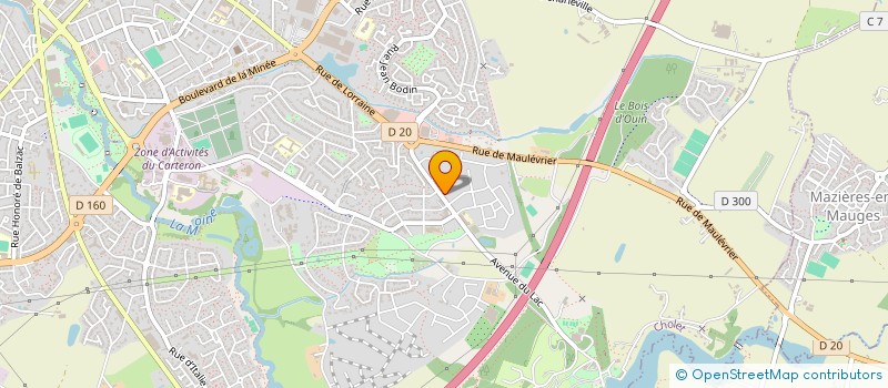 localisation de l'entreprise MONSIEUR ALEXIS GAUTHIER à CHOLET
