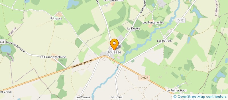 localisation de l'entreprise MONSIEUR ALEXIS GAUTRON à BOUESSE