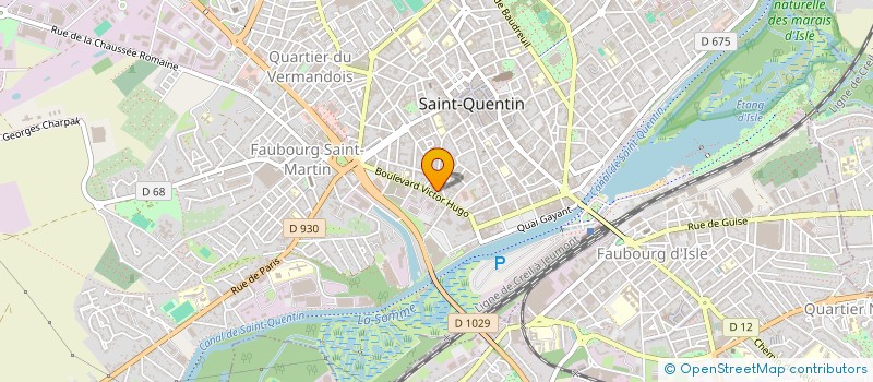 localisation de l'entreprise MONSIEUR ALEXIS GAYEZ à SAINT-QUENTIN