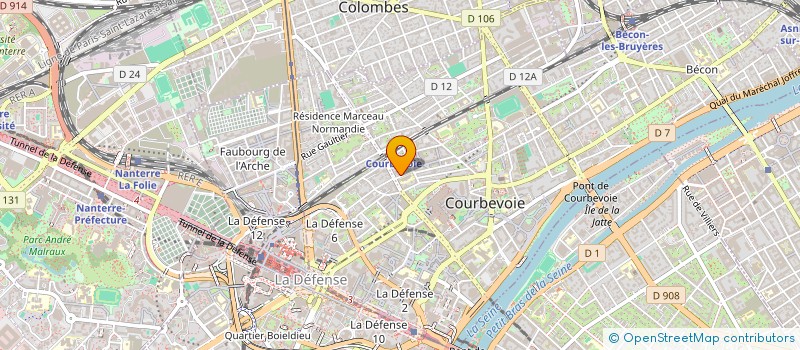 localisation de l'entreprise MONSIEUR ALEXIS GEORGAKARAKOS à COURBEVOIE
