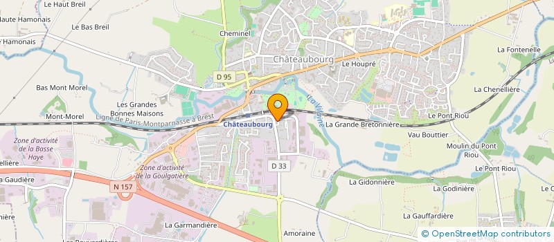 localisation de l'entreprise MONSIEUR ALEXIS GEORGES  CHATEAUBOURG