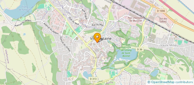 localisation de l'entreprise MONSIEUR ALEXIS GEORGOUX  VILLEFONTAINE