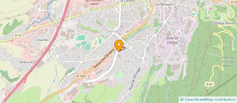 localisation de l'entreprise MONSIEUR ALEXIS GERALDES à ANNECY