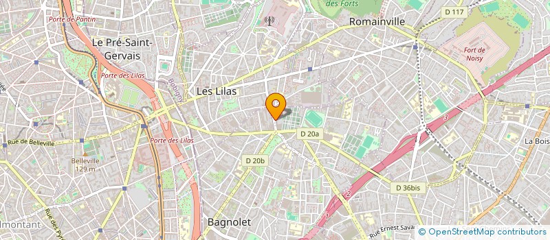 localisation de l'entreprise MONSIEUR ALEXIS GERMON à BAGNOLET