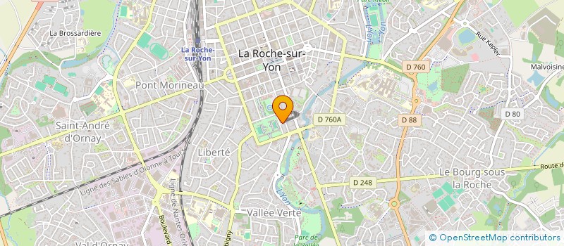 localisation de l'entreprise MONSIEUR ALEXIS GIGNOUX à LA ROCHE-SUR-YON