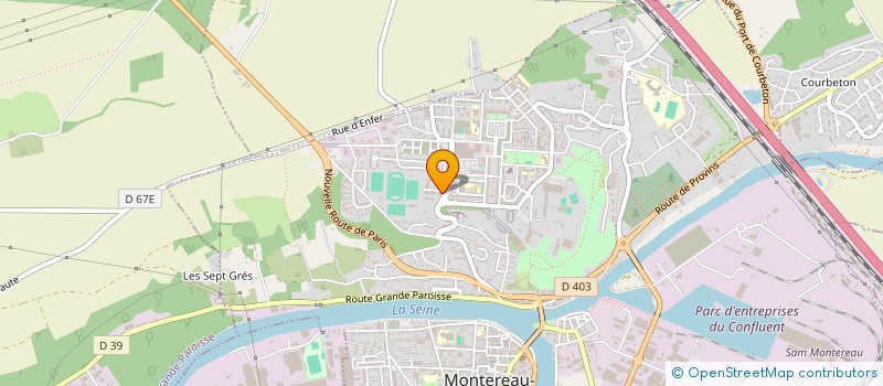 localisation de l'entreprise MONSIEUR ALEXIS GIL  MONTEREAU-FAULT-YONNE