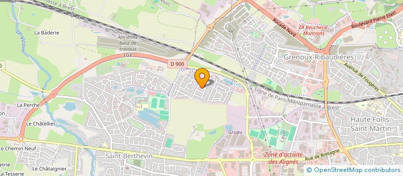 localisation de l'entreprise MONSIEUR ALEXIS GILLE  SAINT-BERTHEVIN