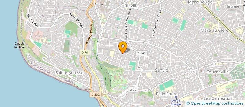 localisation de l'entreprise MONSIEUR ALEXIS GILLE  LE HAVRE