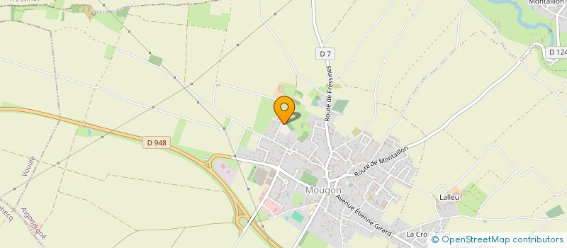 localisation de l'entreprise MONSIEUR ALEXIS GILLET  AIGONDIGNE