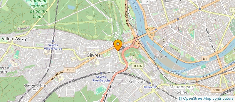 localisation de l'entreprise MONSIEUR ALEXIS GILLI à SEVRES