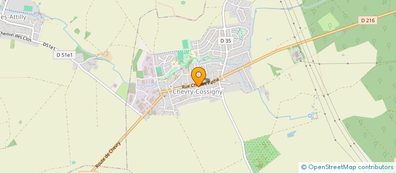 localisation de l'entreprise MONSIEUR ALEXIS GIMENEZ  CHEVRY-COSSIGNY