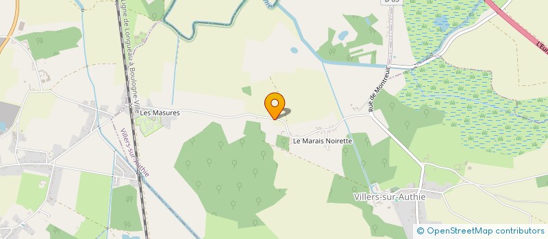 localisation de l'entreprise MONSIEUR ALEXIS GINFRAY  VILLERS-SUR-AUTHIE