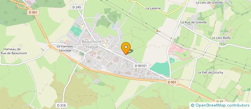 localisation de l'entreprise MONSIEUR ALEXIS GIOT à LA HAGUE