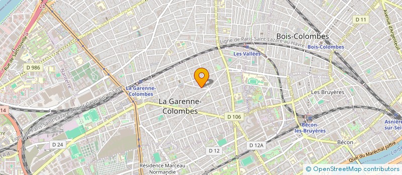 localisation de l'entreprise MONSIEUR ALEXIS GIRARD à LA GARENNE-COLOMBES