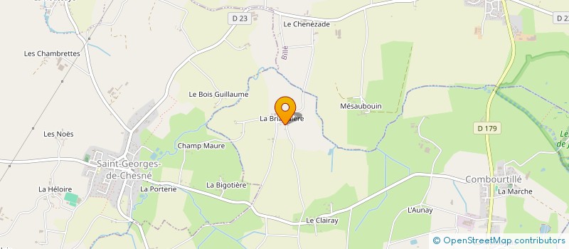 localisation de l'entreprise MONSIEUR ALEXIS GIRAUD à COMBOURTILLE