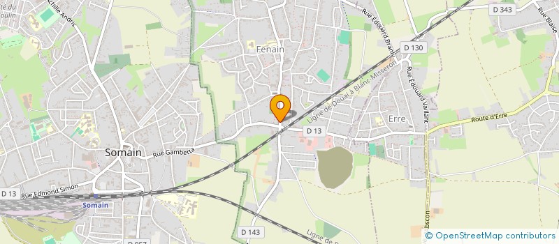 localisation de l'entreprise MONSIEUR ALEXIS GIRAULT  ESCAUDAIN