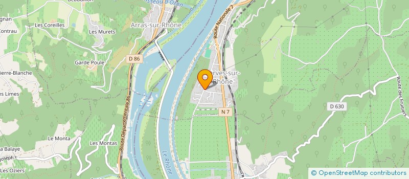 localisation de l'entreprise MONSIEUR ALEXIS GODARD à SERVES-SUR-RHONE