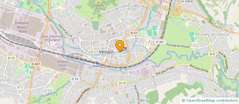 localisation de l'entreprise MONSIEUR ALEXIS GODIN  VESOUL