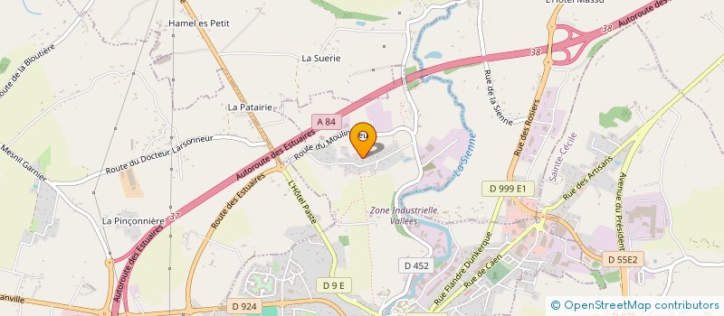 localisation de l'entreprise MONSIEUR ALEXIS GODREUIL  VILLEDIEU-LES-POELES-ROUFFIGNY