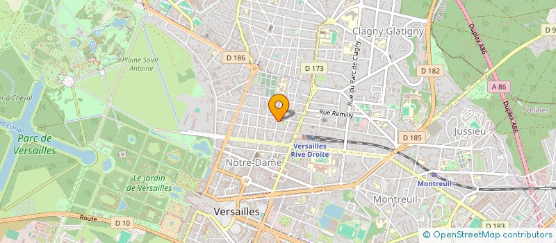 localisation de l'entreprise MONSIEUR ALEXIS GOMART à VERSAILLES